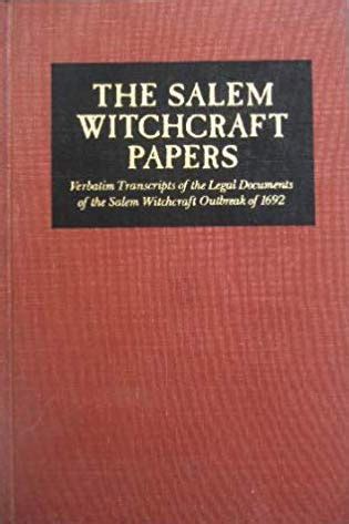 The salem witchcraft papers